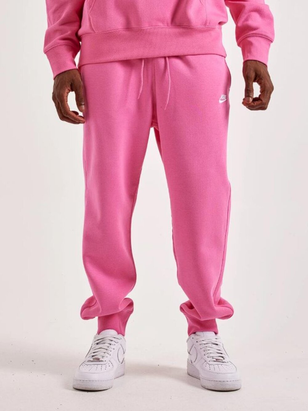 NIKE Men's Nike Club Fleece Jogger Pants Size L In Pink